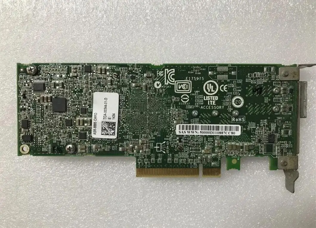 ASR-8885  8885 16-Ports PCIe 12Gb SAS Adapter  controller raid card +battery