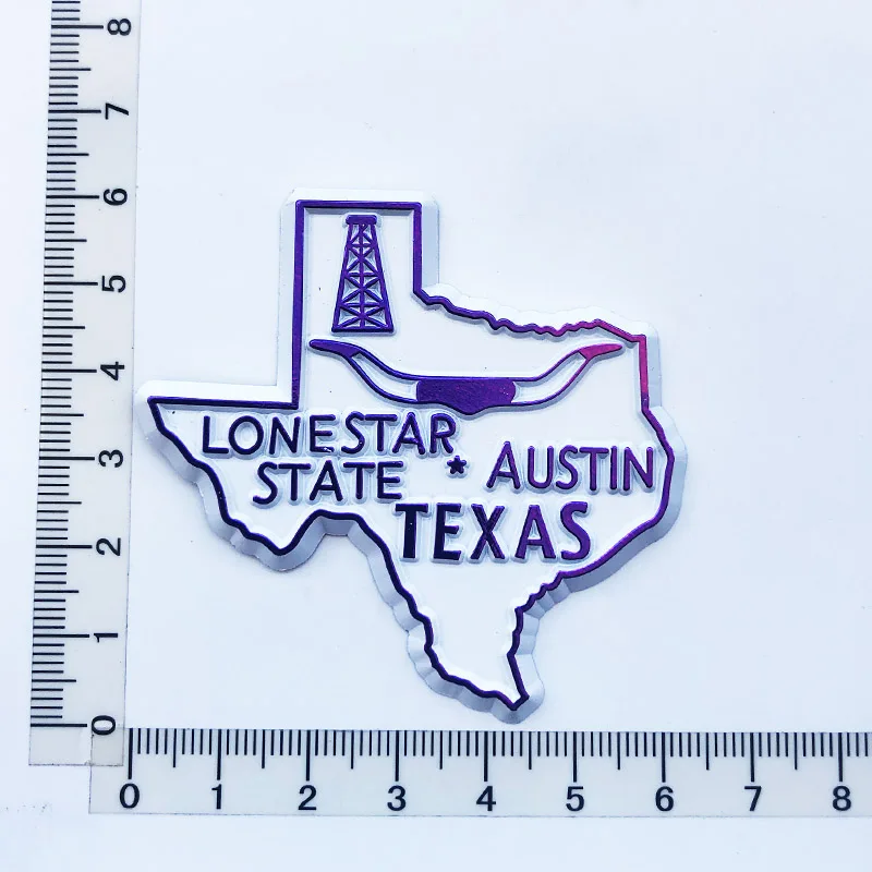 

Lone Star State Fridge Magnets Travel 3D Memorial Magnetic Refrigerator