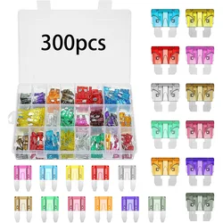 220/300pcs 3/5/7/10/15/20/25/30/35/40A Car Fuse Car Blade Fuse Assorted Kit Mini Small Size Blade Set Auto Truck Automotive Fuse