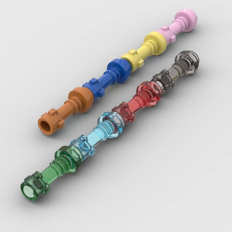 100PCS Laser Sword 64567 Hilt Building Blocks 23306 Lightsaber Base Part Bricks DIY Assemble Particle Children Xmas Kid Gifts