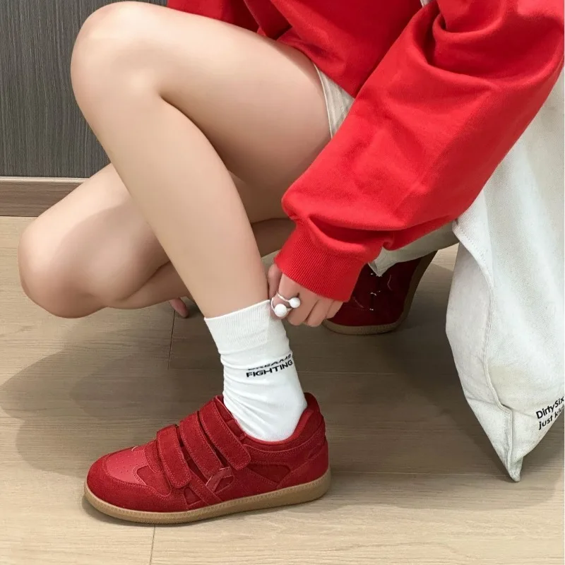 

Women's 2026 New Style Flat Shoes with Inner Heightening, Dezhin Shoes for Women, Handmade, Retro Style, Ladies' Platform Shoes