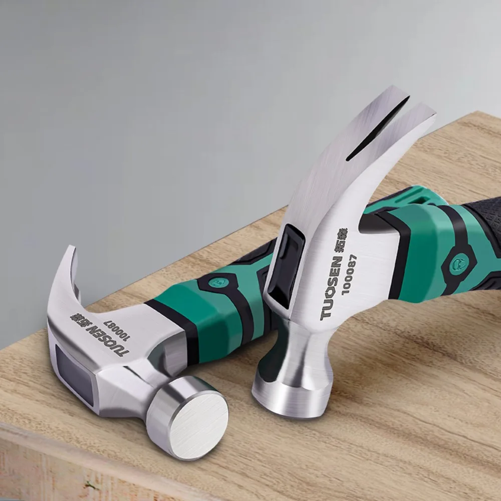 

New Carbon Steel Multifunctional Mini Hammer Hardware Work Tool Household Use Claw Hammer Anti-skid Shockproof Fitter Hammer