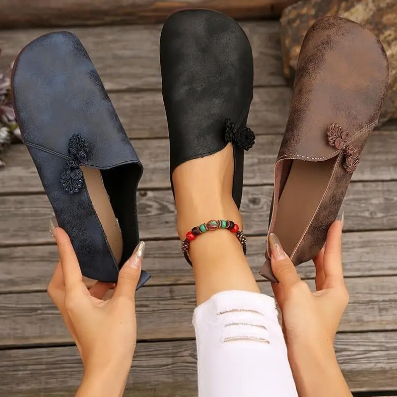 

Casual Mary Jane Women's Single oes Faionable Busin Sle Wool Lined Mules Ci Walk Suitable for Middle-Aged And ly