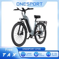 ONESPORT OT05 City Electric Bike 250W 36V 18.2Ah Battery, 27.5inch Tire, 25km/h Max Speed, 120km Max Range, Hydraulic Disc Brake