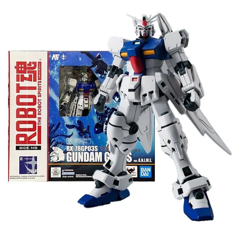 

Bandai Genuine Gundam Anime Figure Robot Spirits RX-78GP03S Gundam GP03S Collection Gunpla Anime Action Figure Toys for Children