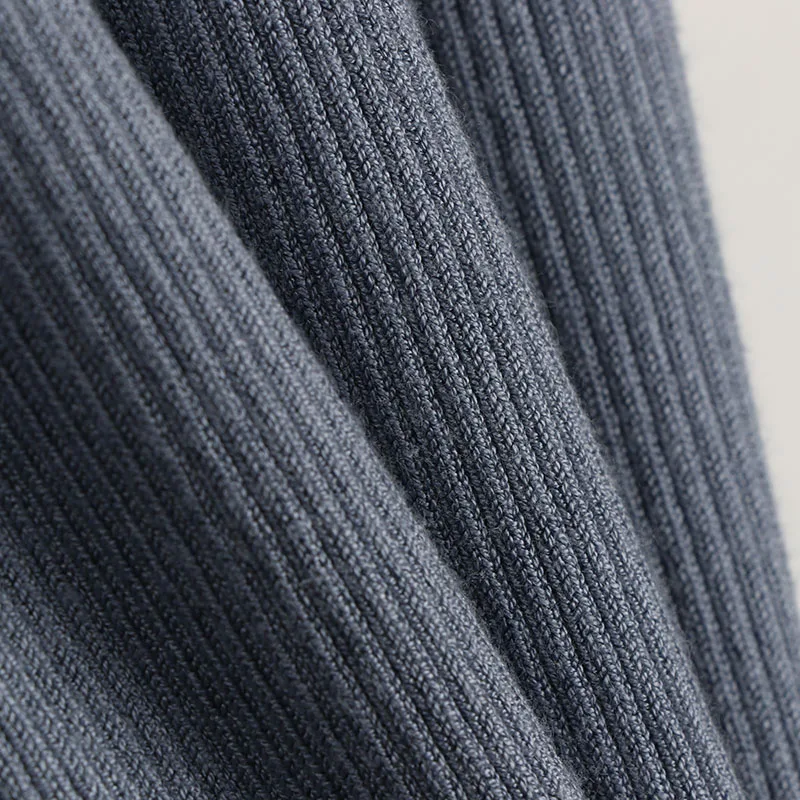 Sunine Home Jesień Zima Duży Rozmiar Damski Sweter Dzianinowy Długi Sweter z Wysokim Kołnierzem Elastyczny Sweter do Botków Europejski Styl Regul...