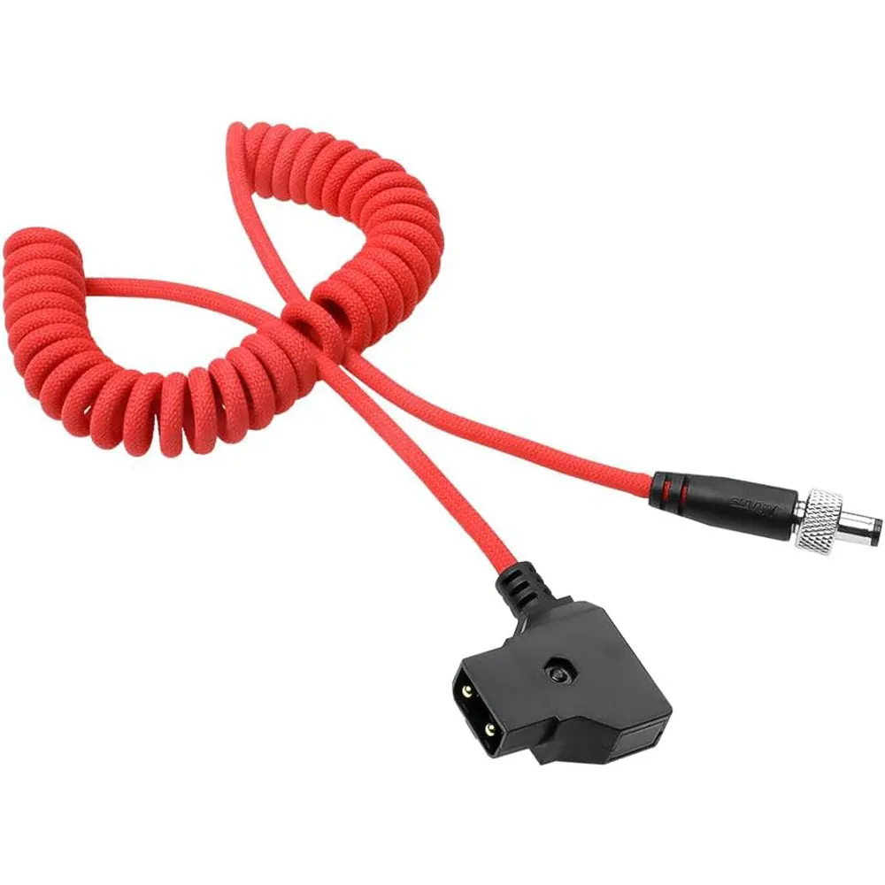 Obrázek 7: Alvin's 12V d-tap aretace kabel - 2.1mm stočený adaptér pro atomos/ninja V (45cm)​