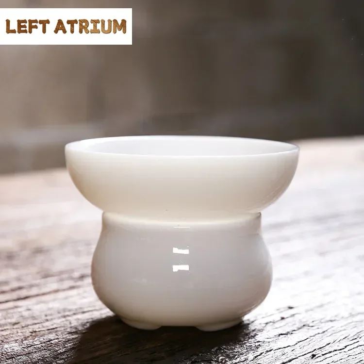 

Tea Strainer Tea Filter Ceramic Creative Filter Whiteware Filter Screen Cup Pitcher Tea Set