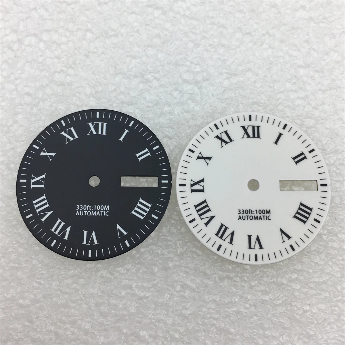 Dial 29MM C3 hijau bercahaya cocok untuk suku cadang pengganti jam tangan pergerakan NH36