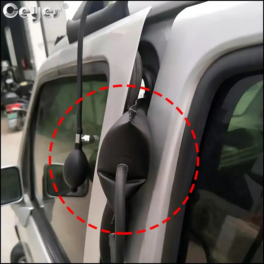 Ceyes Car Door Window Installation Positioning Air Cushion Locksmith Airbag Auto Air Wedge Airbag Lock Pick Set Opener Tool