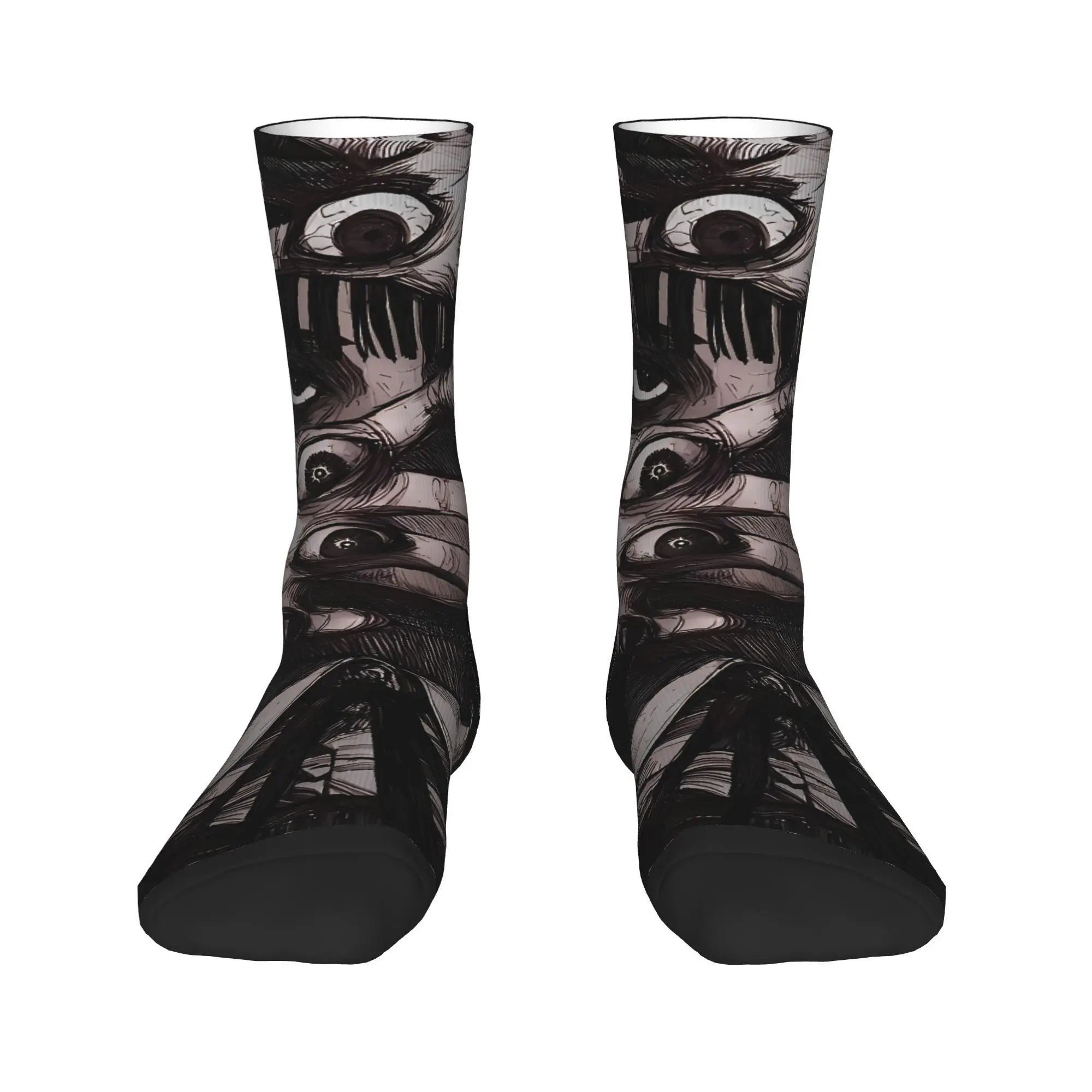 جوارب Tomie Junji Ito جوارب الخريف جوارب غير رسمية للنساء والرجال جوارب ناعمة جرافيك لوح التزلج جوارب مضادة للانزلاق