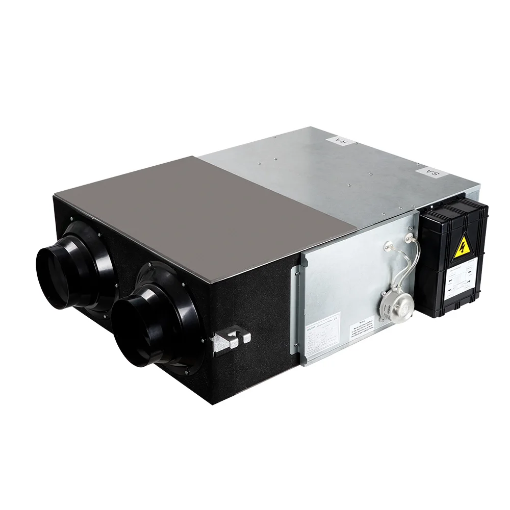 

500 м3/ч PM2.5 Очистка Интеллектуальное управление ERV Бытовой теплообменник воздуха Система циркуляции свежего воздуха для всего дома