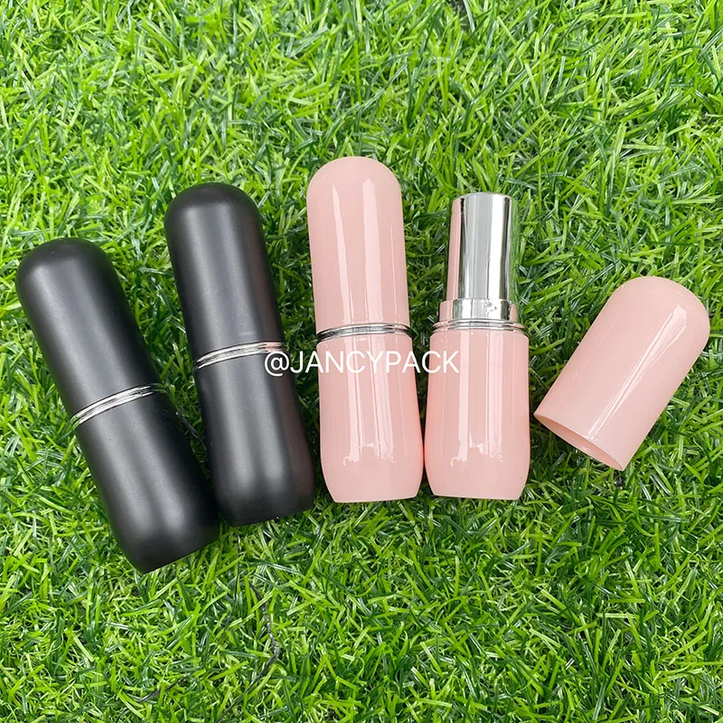 10 Stuks Roze Zwarte Navulbare Lippenstift Buis Lippenbalsem Container Lege Cosmetische Containers Draagbare Make-Up Lippenstift Tubes