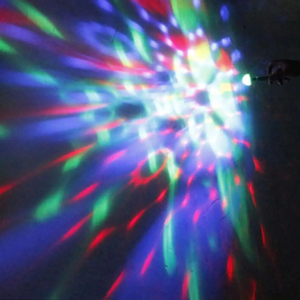 Miniluz LED RGB con Control de voz para escenario, luz RGB multicolor para fiesta de DJ, ambiente de coche, Bar, decoración de Navidad