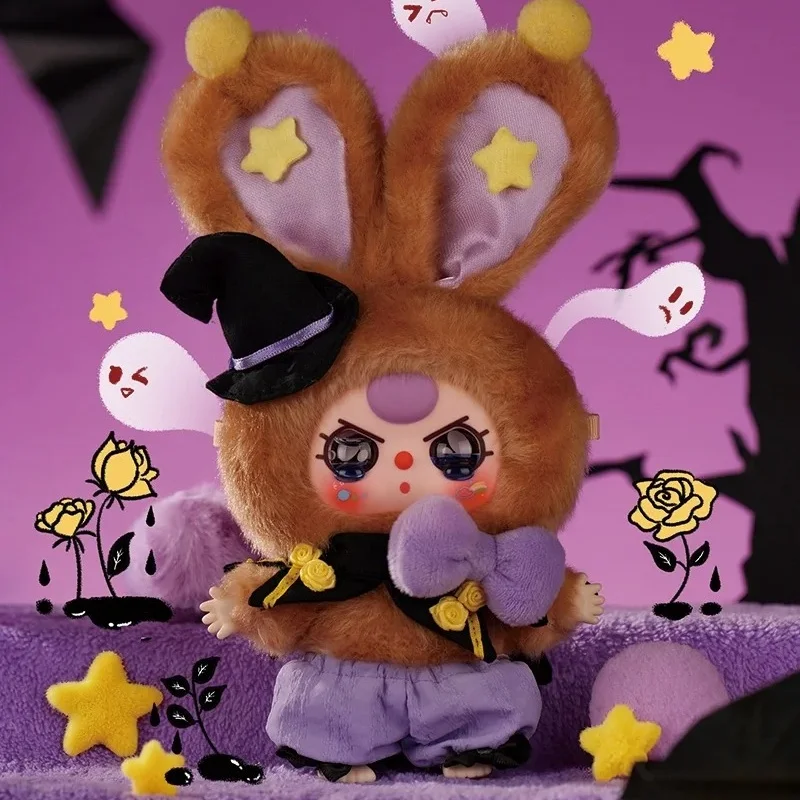 New Original Baby Three Halloween Castle Series Vinyl Blind Box Pendant Lovely Doll Figures Toys Surprise Birthday Girl Gift