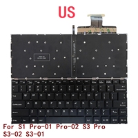 New US Laptop Backlit Keyboard For MECHREVO S1 Pro-01 Pro-02 S3 Pro S3-02 S3-01 Notebook PC Replacement