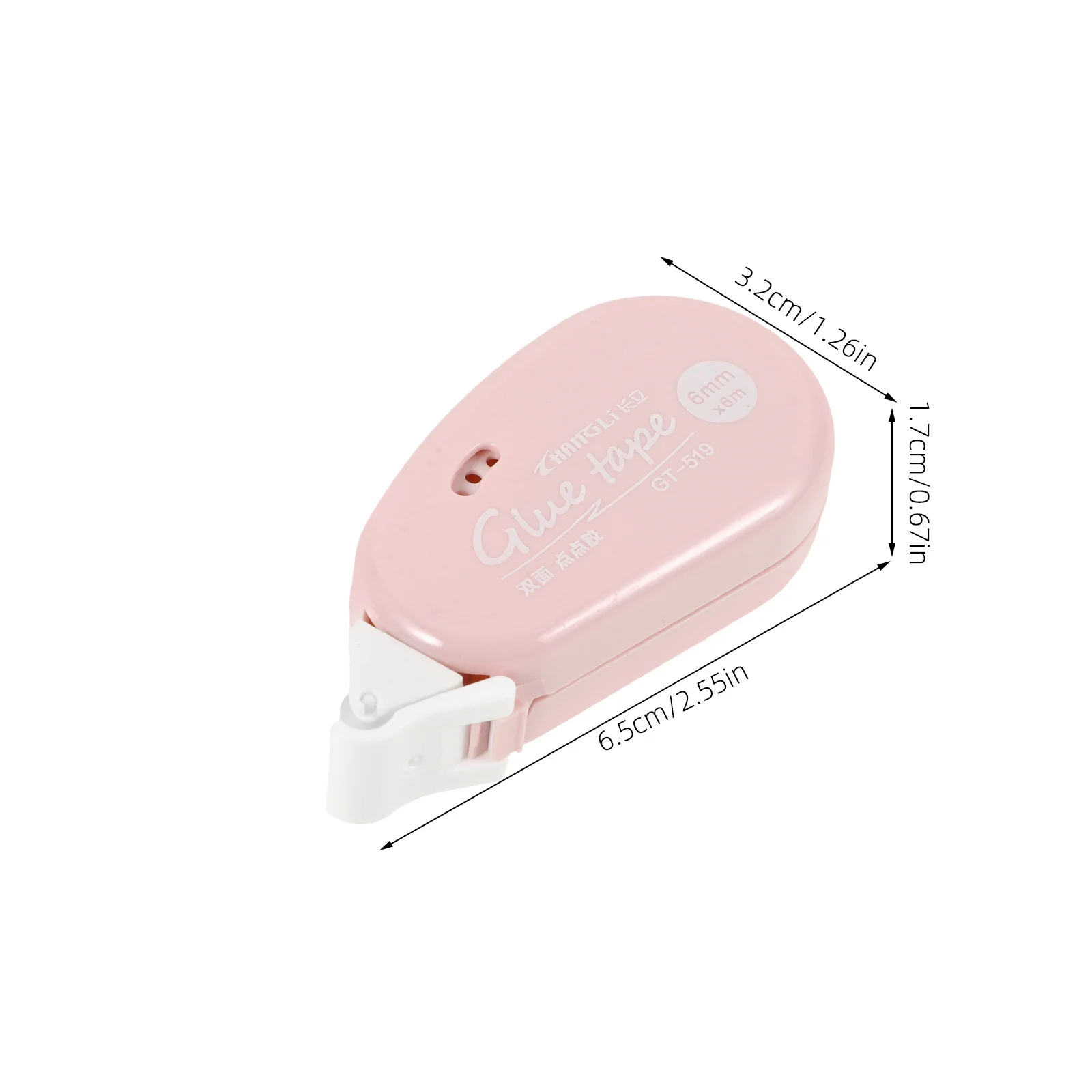 4 قطعة شريط لاصق الأسطوانة شريط لاصق على الوجهين نقطة الشريط اللزوجة القوية للحرف اليدوية أشرطة لاصقة الأسطوانة قوية