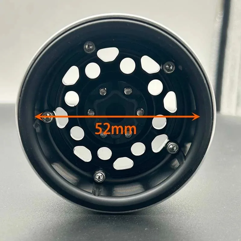 1.9インチ 2.2インチ メタルホイールハブ 1/10 RCクローラーカー SCX10 TRX-4 簡単操作 ティラノサウルスレックス タンク300 ラプター TRX6 カー用