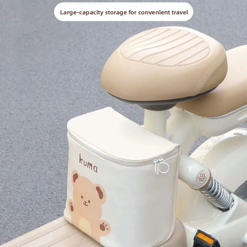 

New Sunproof Electric Bike Front Storage Bag Waterproof Large Capacity Motorcycle Organizer