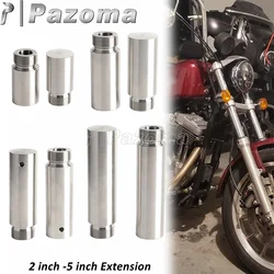 Motorcycle Fork Tube Extension 2-5 inch Front Fork Extender For Harley Dyna Wide Super Glide FXD Sporster XL 883 XL1200 Custom