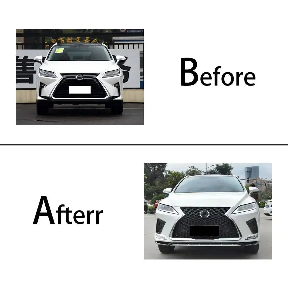 High Quality Kit for Lexus 2016-2019 RX 350 450h Upgrade 2020 F-sport Front Bumper Body Kit with LED Headlights and Tail Lights