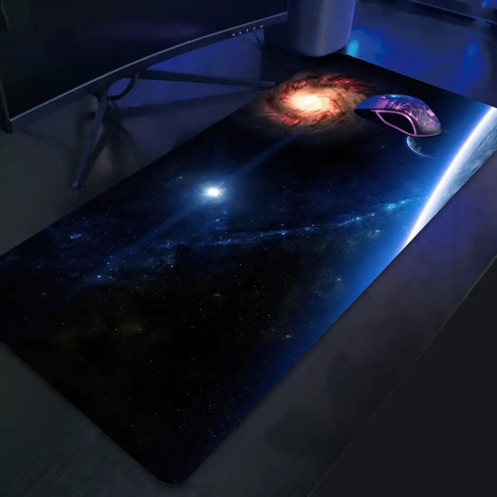 

Solar System Space Galaxy Mousepad Mouse Mat Desk Mat With Pad gaming accessories Prime Gaming XXL Keyboard Pad