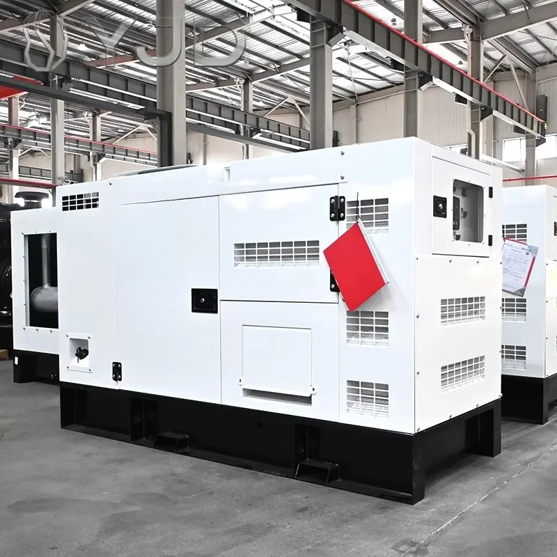 DYJD CE Approved 25kw 50kw 100kw 150kw 200kw Silent Type Baudouin Diesel Generator Set 50/60Hz Three Phase with ATS