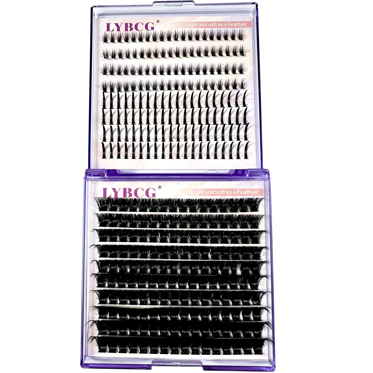 20Rows False Eyelashes Clusters Spikes&Bottom Lashes DIY Manga Cluster Eyelash Extensions Waterproof Individual Lashes Clusters