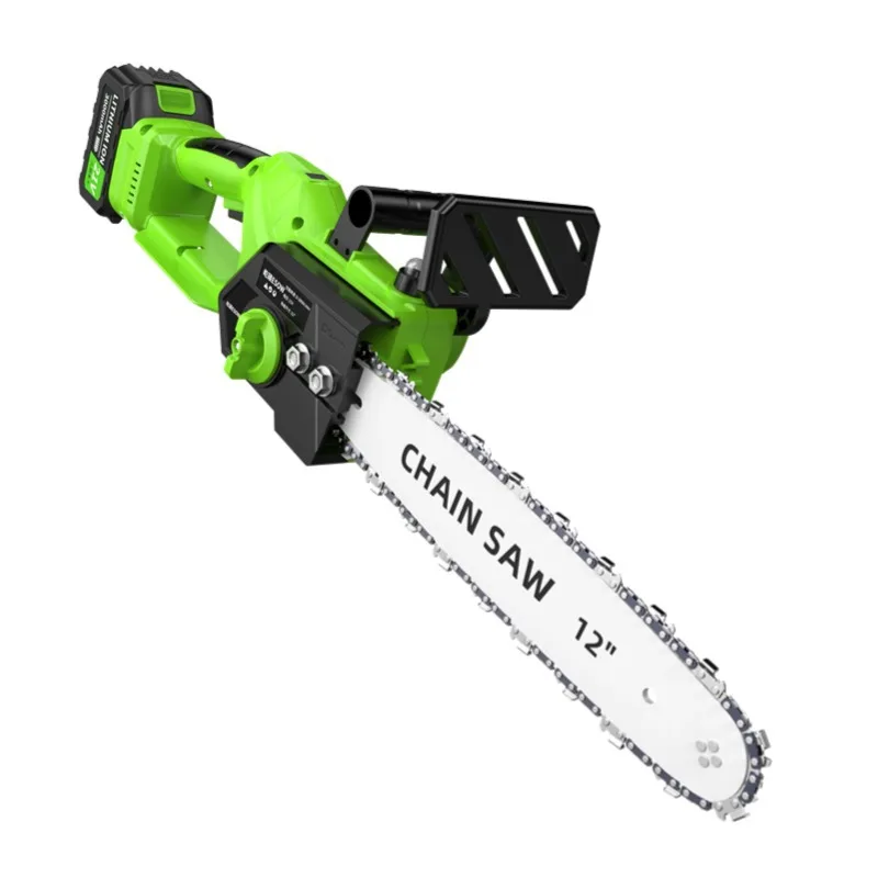 

2025 Lithium battery saw - 12-inch electric saw, rechargeable lithium wood chain saw, logging saw, portable and wireless