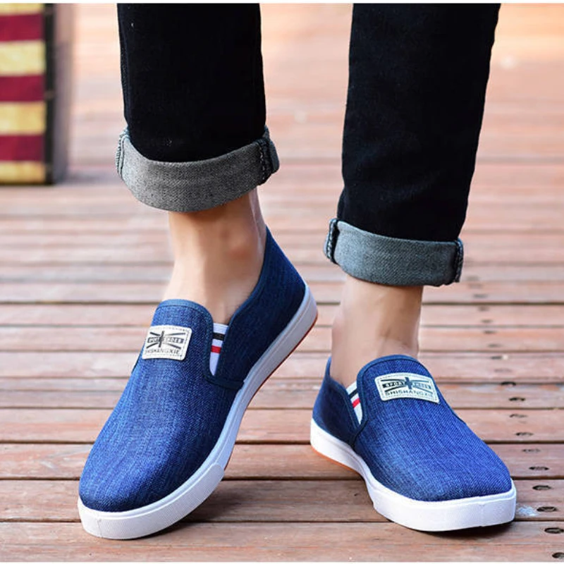 รองเท้าผ้าใบผู้ชายน้ำหนักเบาระบายอากาศได้ดีรองเท้าผู้ชายส้นเตี้ยเดินสบายรองเท้าผ้าใบเดินสบายๆ Zapatos