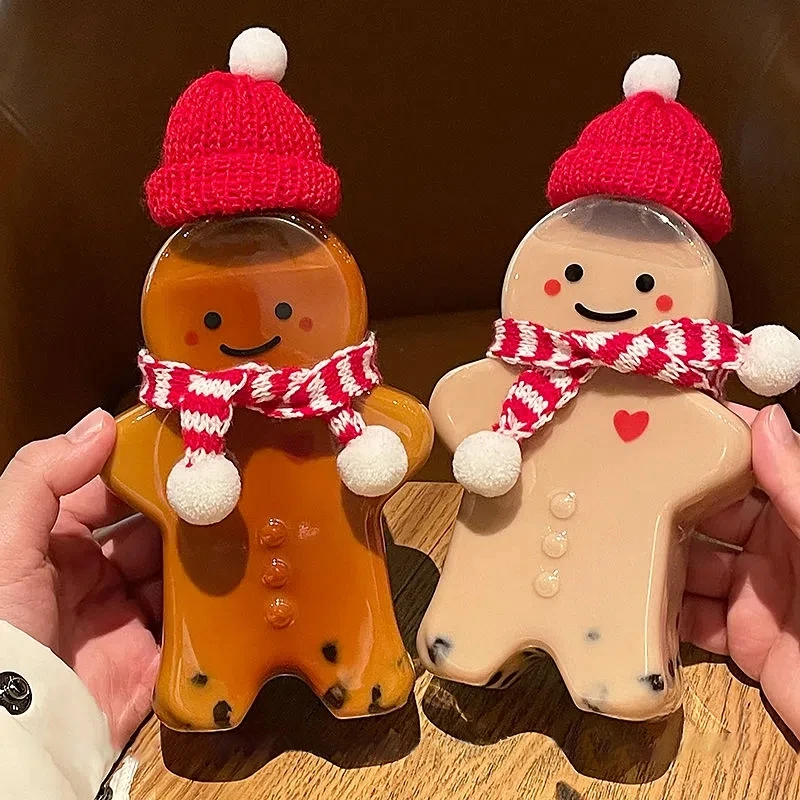 أكواب عيد الميلاد كوب جمالي أدوات الشرب أكواب القهوة الباردة زجاجة ماء كوب القهوة المثلج زينة عيد الميلاد نافيداد قوسوتر قنبلة كيه كيه #1