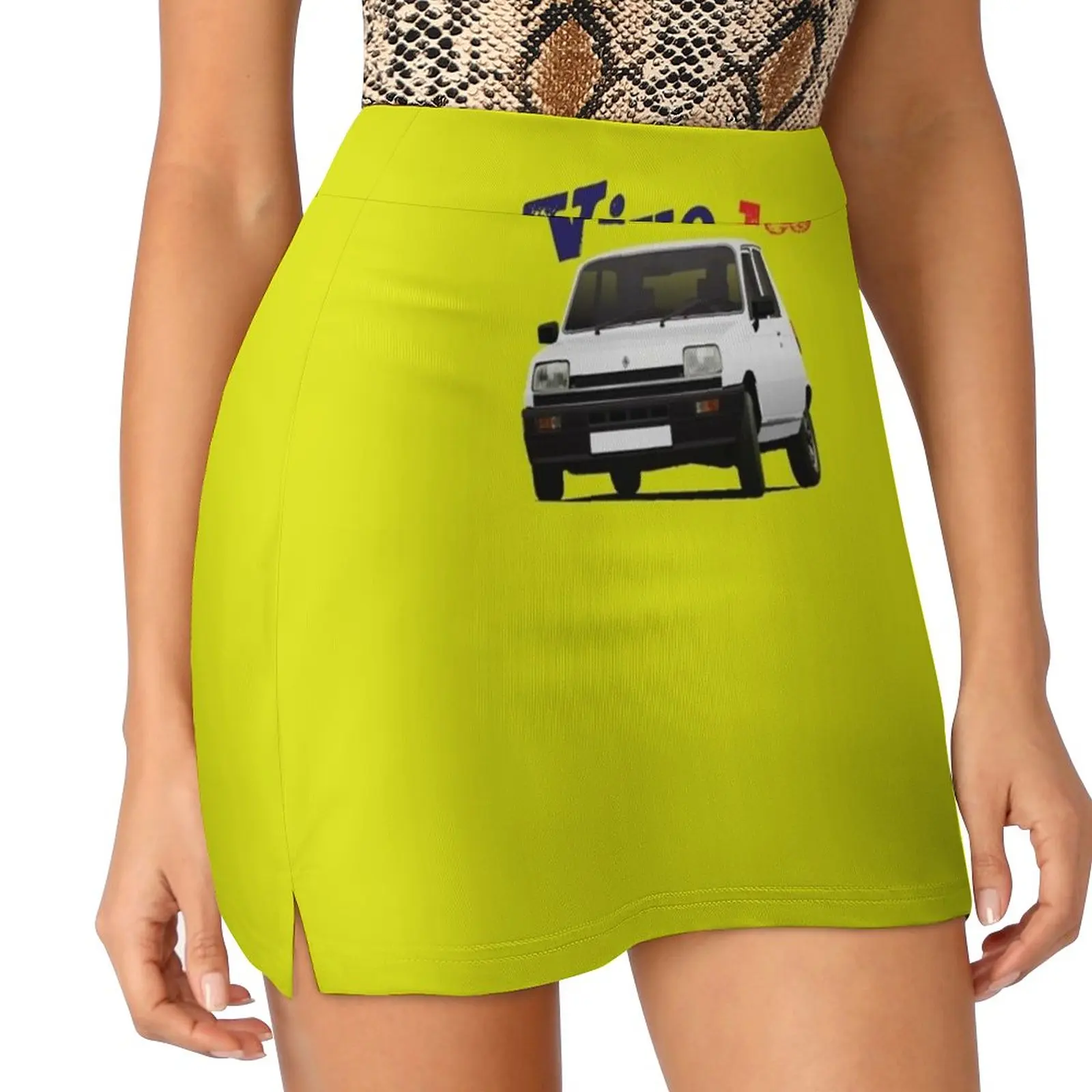 Vive La 5-White Women's skirt Y2K Summer Clothes 2022 Kpop Style Trouser Skirt With Pocket 5 France Automobile Cars Auto