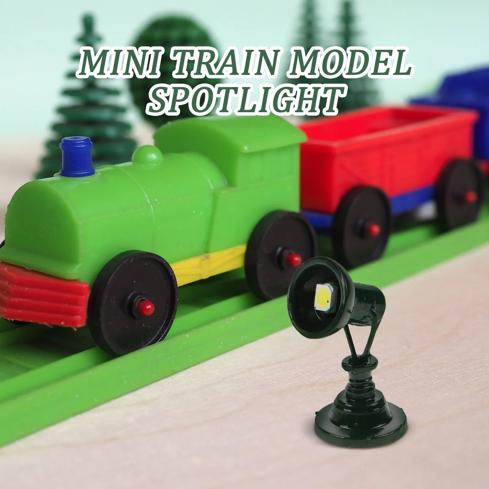 2Pcs Fine Crafted Mini Railroa - đánh giá và giá Lighting Decor For House
