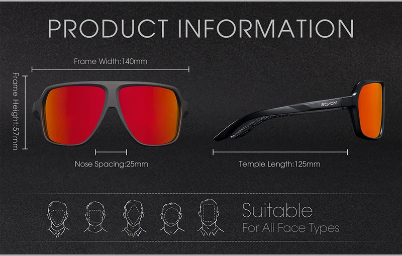 SCVCN Polarisierte Angler-Sonnenbrille Outdoor-Sport-Unterhaltungsbrille Outdoor-Radfahren Rennrad UV400 Schutzbrille – Detail 5