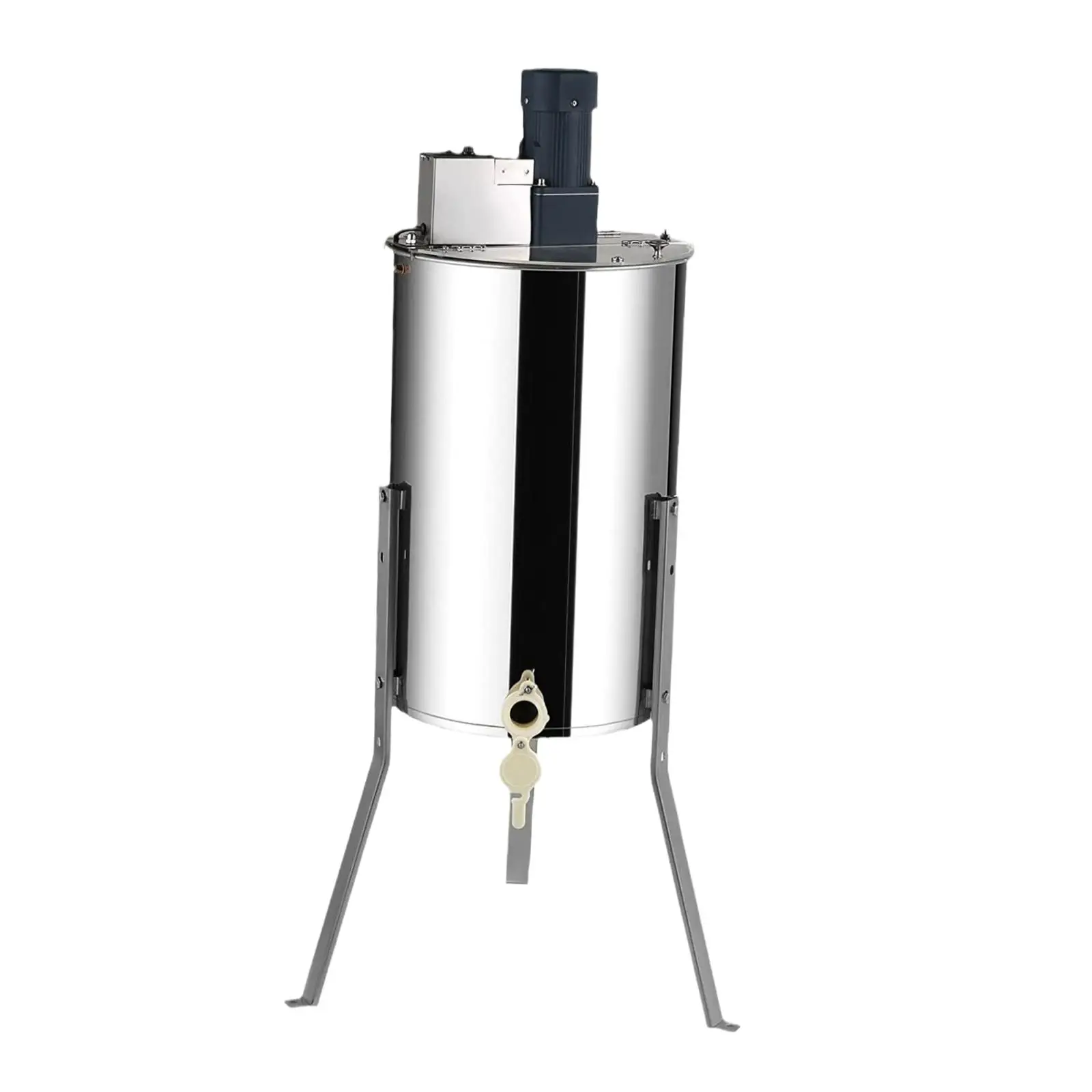 Extractor de miel eléctrico, confiable, ahorro de espacio, fácil instalación, equipo de procesamiento, rotador de tambor de panal, marco 4/8, enchufe estadounidense