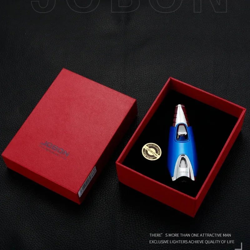 Jobon Cigar Lighter Mini Ignition Gun Gas Lighters Smoking Gadgets Butane Torch Lighter Kitchen Lighter Very Cool Gift For Men view 6