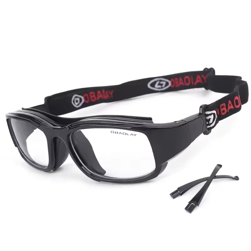 OBAOLAY TR90 Frame Basketball Glasses Anti Impact Sports Eyewear Soccer Glasses for sport Customized prescription