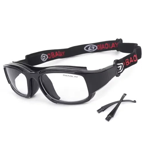 Imagen 1 del producto OBAOLAY TR90 gafas de baloncesto con montura, gafas deportivas antiimpactos, gafas de fútbol para deporte, prescripción personalizada
