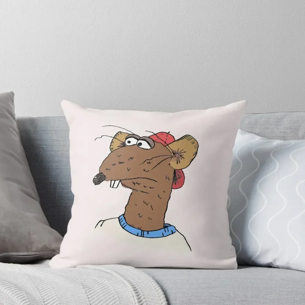 rizzo the rat Throw Pillow Pillows Aesthetic Decorative Sofa Cushion pillow