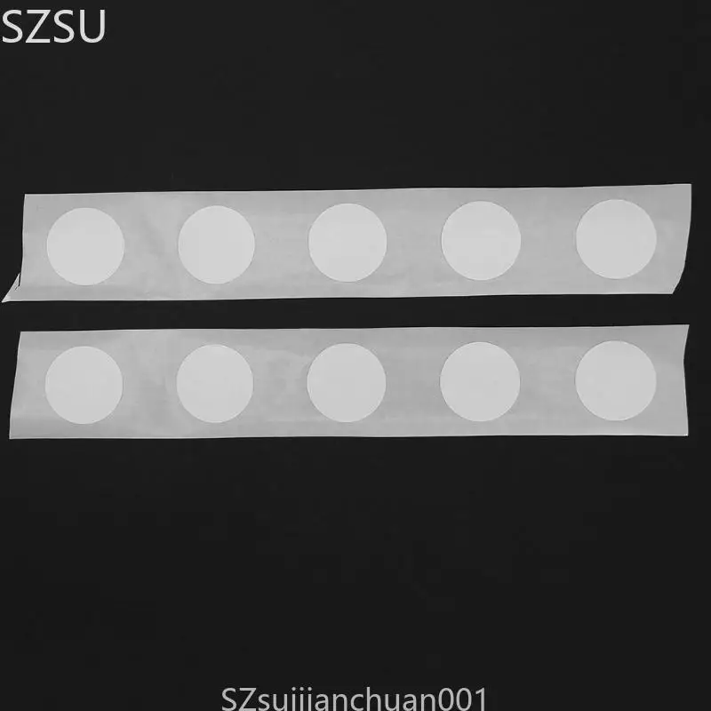 

SZSU 10PCS NTAG 215 Stickers Adhesive Round Labels PVC Cards for Access Control