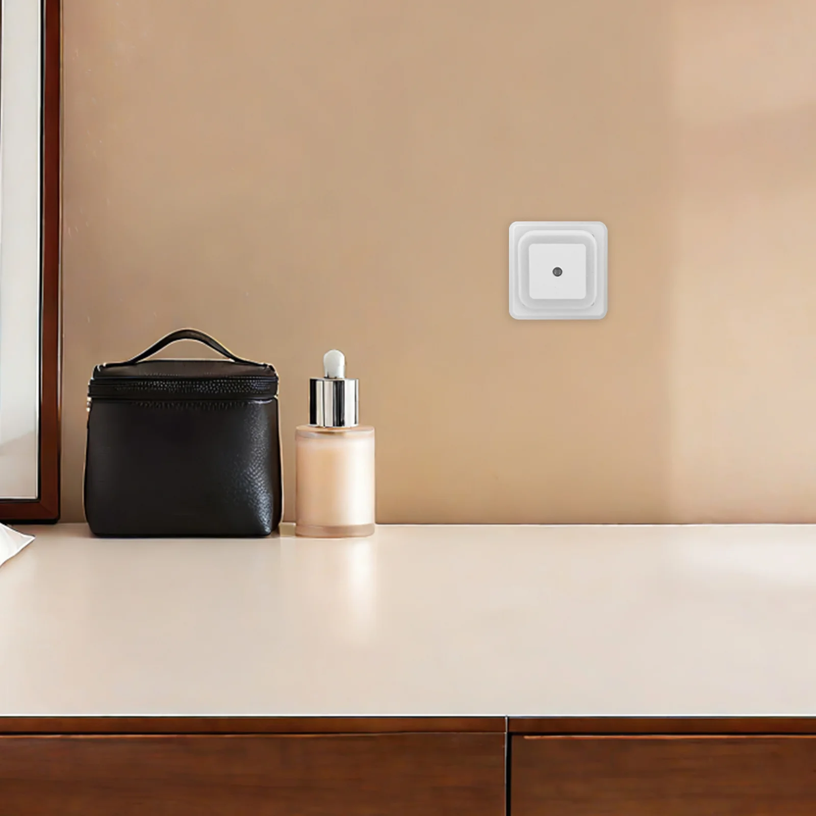 6 luci notturne a led collegate a parete con sensore di regolazione automatica luce notturna per camera da letto bagno cucina corridoio scale morbide