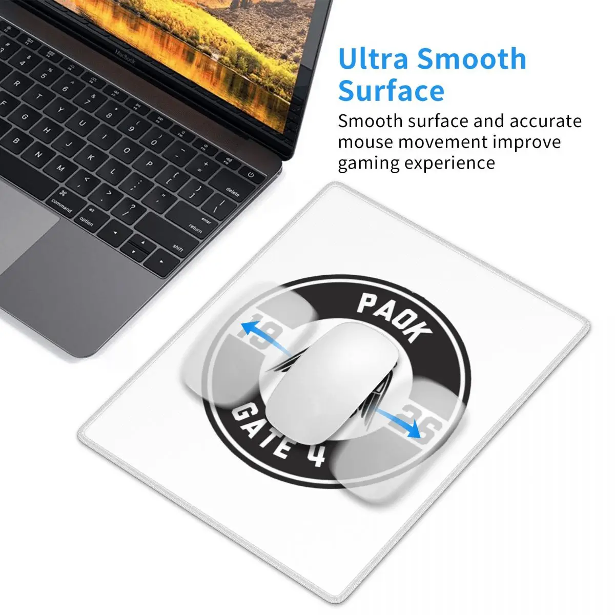 

Paok Thessaloniki Ultras Hooligans Mouse Pad Gamer PC Laptop Mats Keyboard Carpet Computer Gaming Desk Mat 7x9 in 22x18 cm