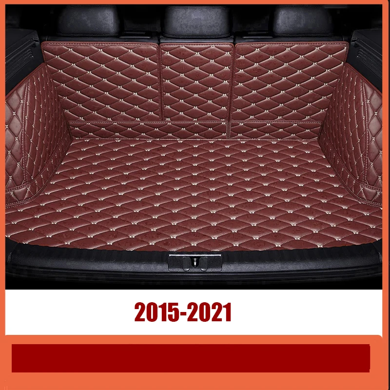 Автомобильный коврик для багажника Volvo xc90, пять сидений, 2015-2021, подкладка для груза, ковер, интерьерные детали, автомобильные аксессуары, крышка