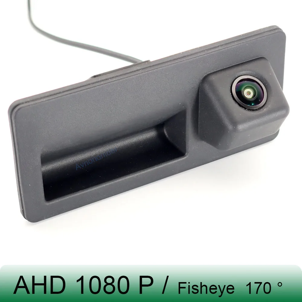 AHD 1080P 170° Vehicle Truck Handle Rear View Camera For Audi A3 A6L A4 B8 B6 Q3 Q5 Q7 RS6 For Porsche Cayenne 958 92A Car