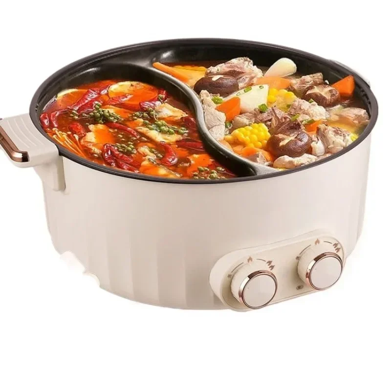 

Electric hot pot household multi-functional integrated type