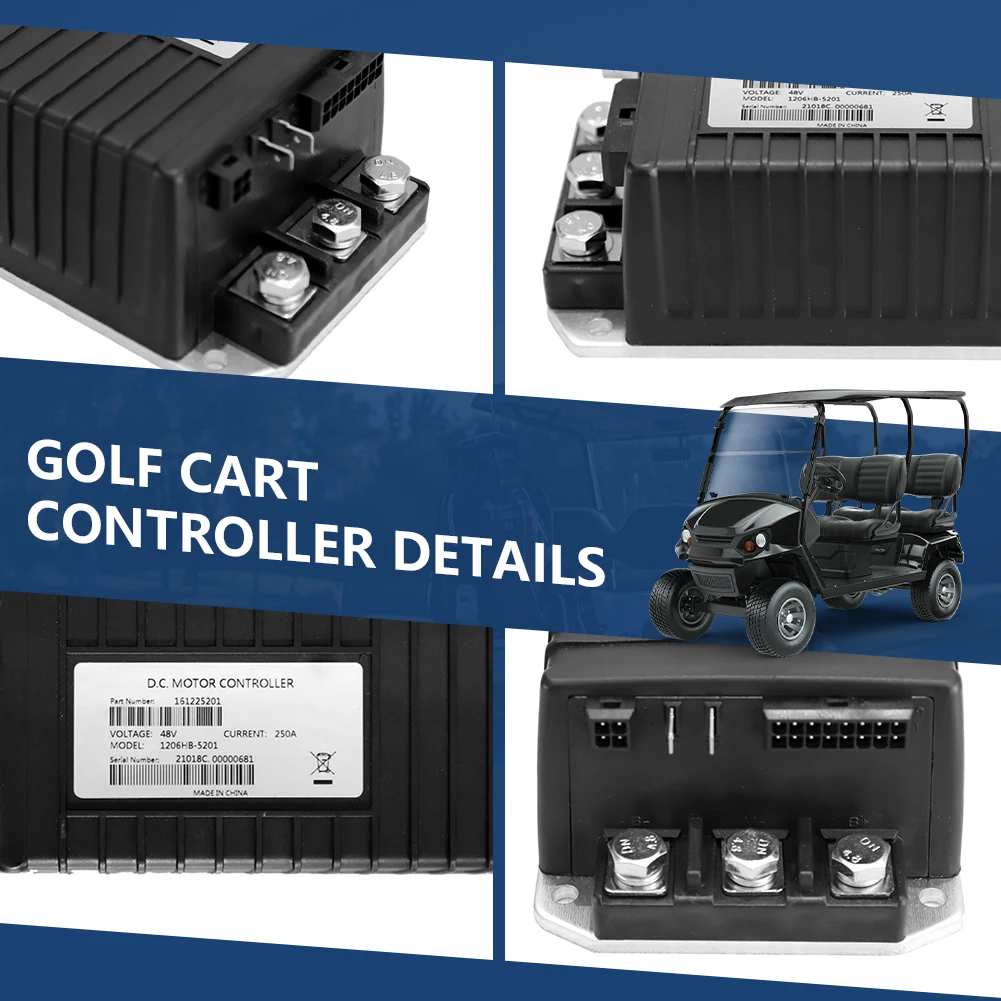 Picture 6: 48V 250A DC Motor Controller 612632 For Curtis EZGO TXT Golf Carts 1206HB-5201