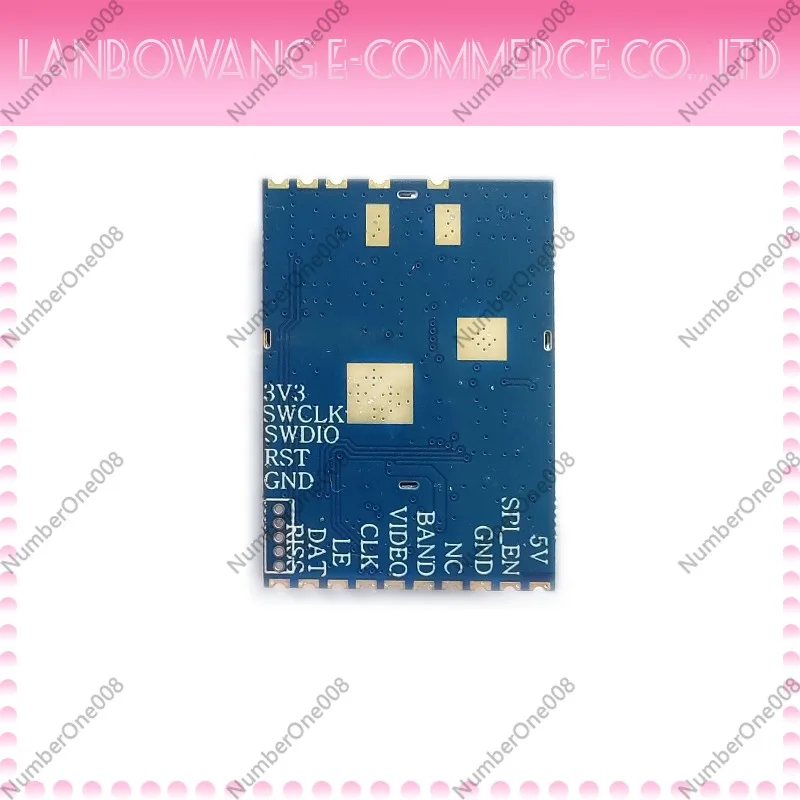 RX7500 6G 7.5G Analog Image Transmission Receiver Module SPI Mode High Sensitivity Strong RSSI Signal
