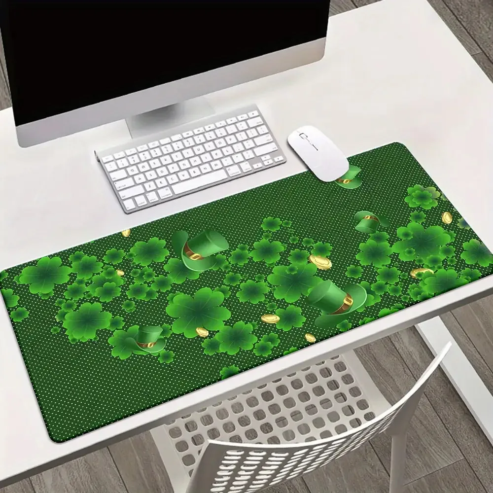 

Extended Desk Mouse Pad Modern Desk Mat Precision Cloth Surface Natural Rubber Base for Home Office PC Laptop Work Desk Desk Pad