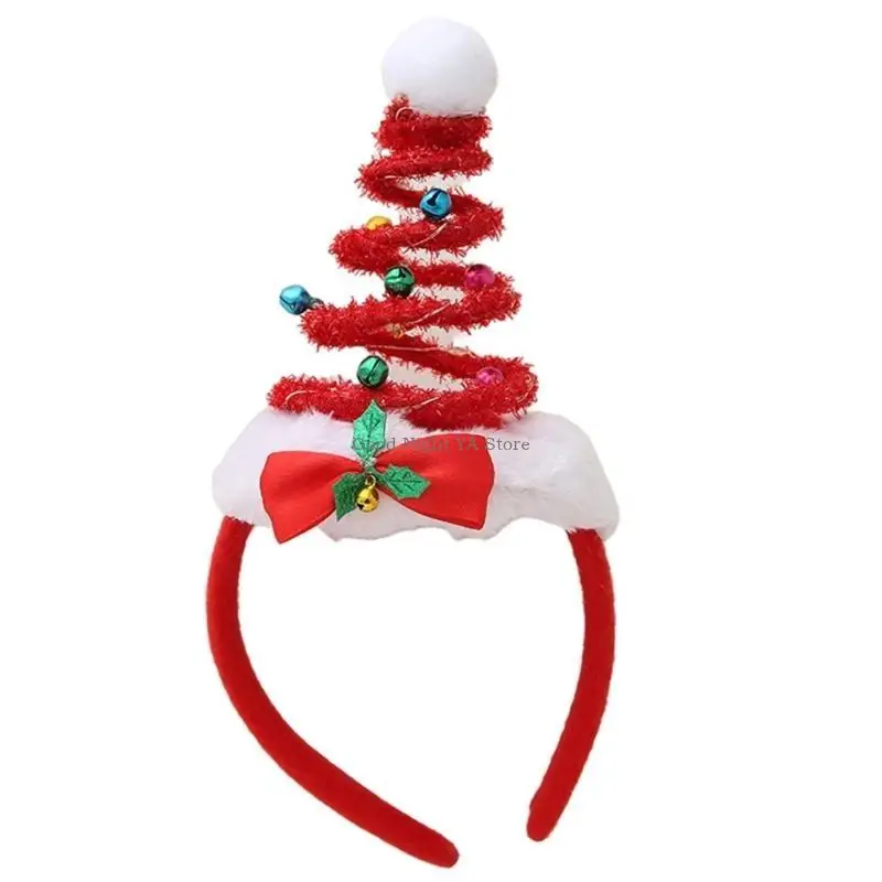 Christmas Tree Headwear Spring Headband Cartoon Supplies for Christmas