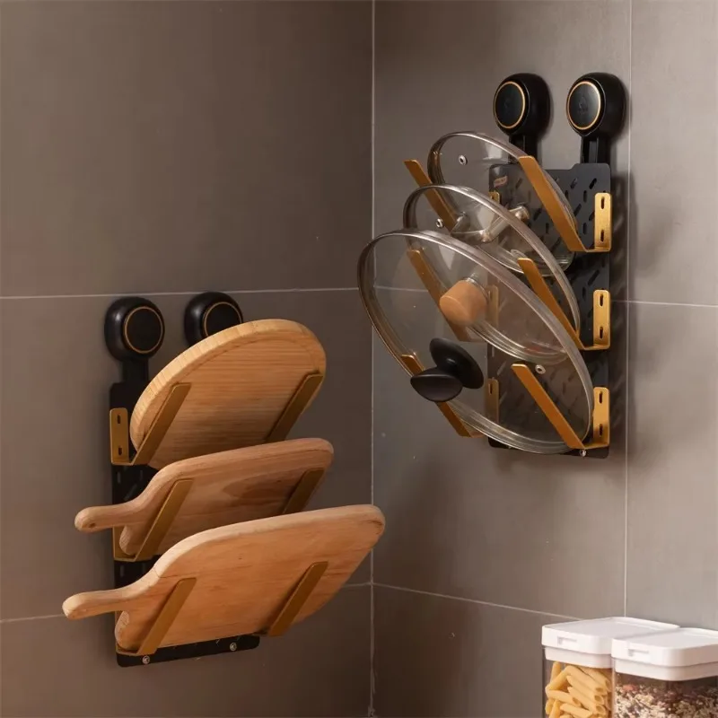 taili-wall-mounted-pan-lid-organizer-holder-kitchen-pot-cover-frame-for-drill-free-wall-rack